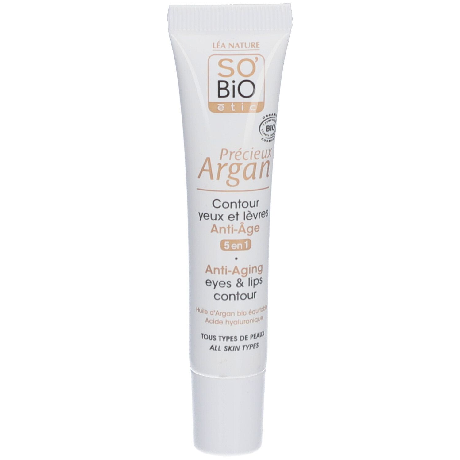SO BIO ETIC Précieux Argan Contour Yeux et Lèvres Anti-Âge