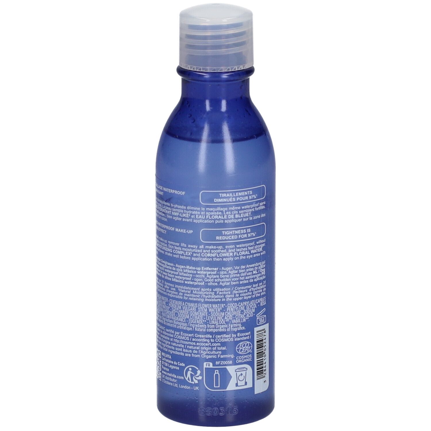 MELVITA Démaquillant Yeux Bi-Phase Waterproof Bouquet Floral