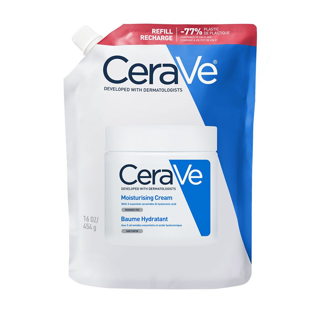 CeraVe Baume Hydratant Recharge avec un pot.