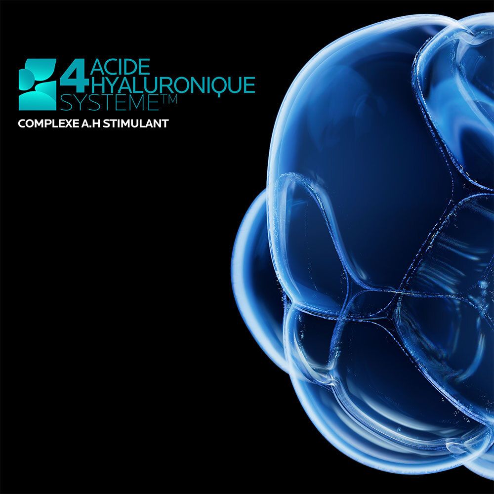 Graphique: 4 ACIDE HYALURONIQUE SYSTEME. Complexe A.H. Stimulant.