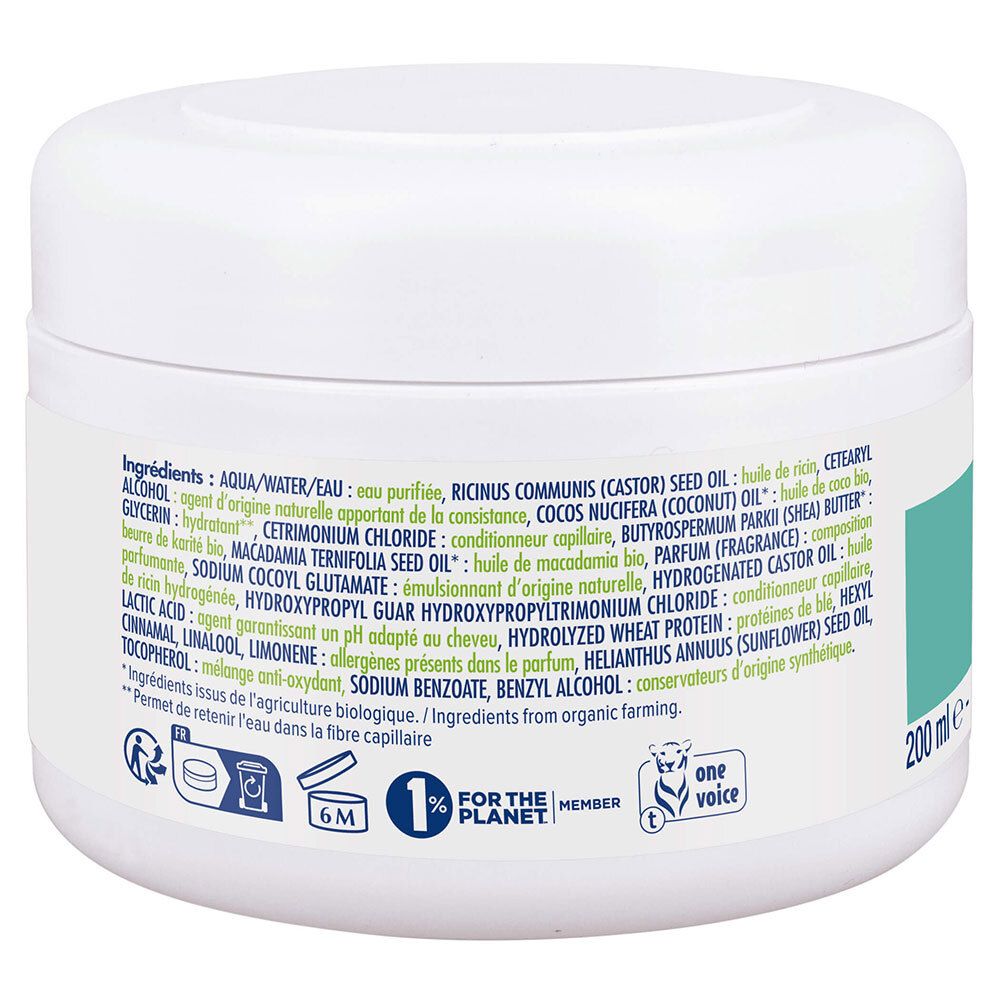 NATESSANCE Masque capillaire fortifiant