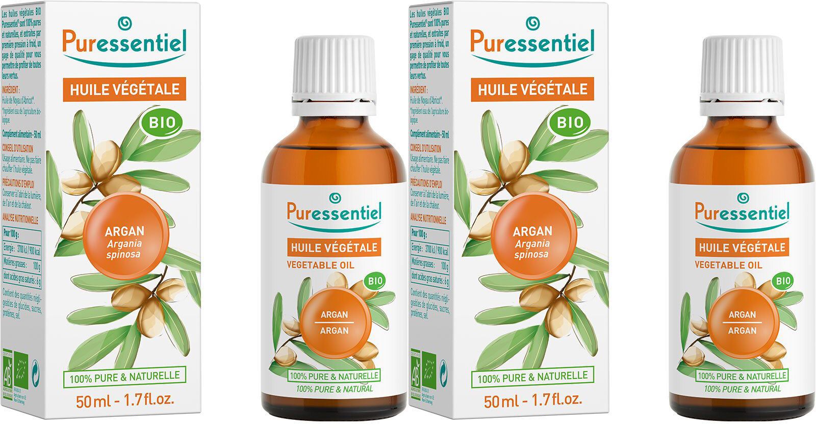 Puressentiel Huile Végétale BIO Argan