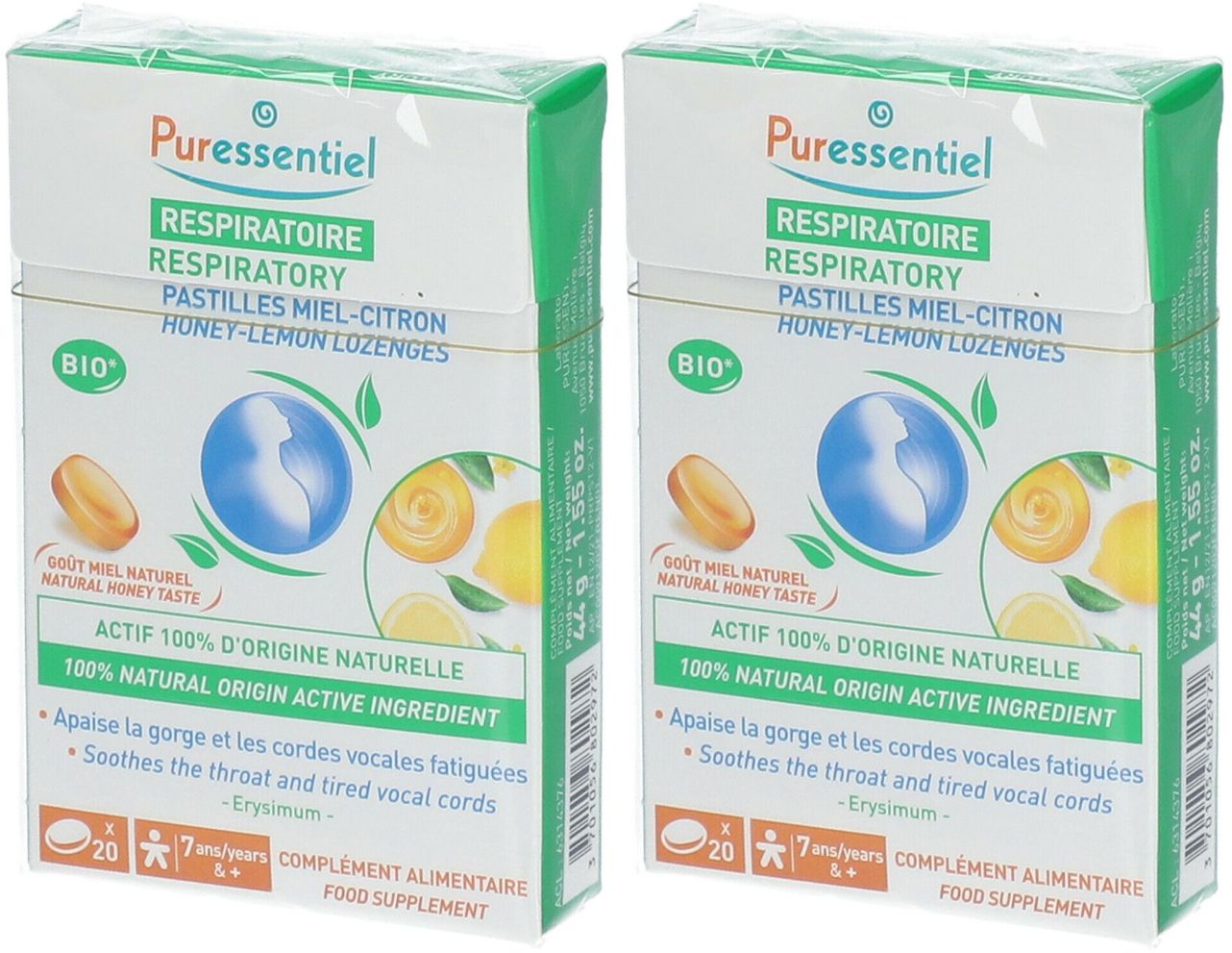Puressentiel RESPIRATOIRE / RESP OK® Pastilles Respiratoire Miel-Citron