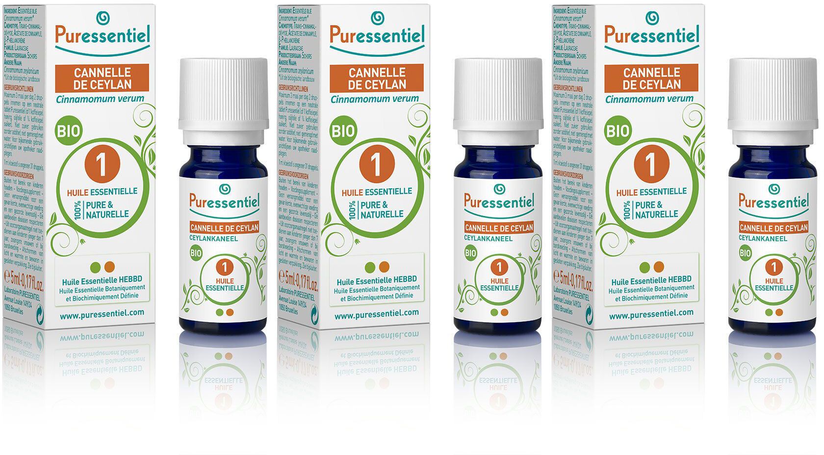 Puressentiel Huile Essentielle Cannelle de Ceylan BIO