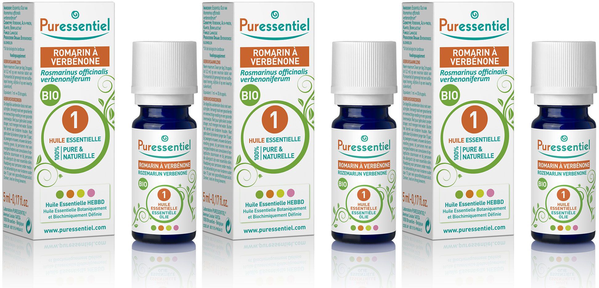 Puressentiel Huile Essentielle Romarin à Verbénone BIO