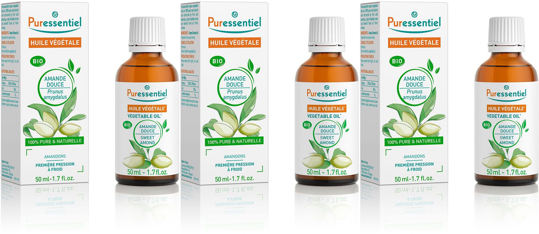 Puressentiel Huile Végétale BIO Amande Douce