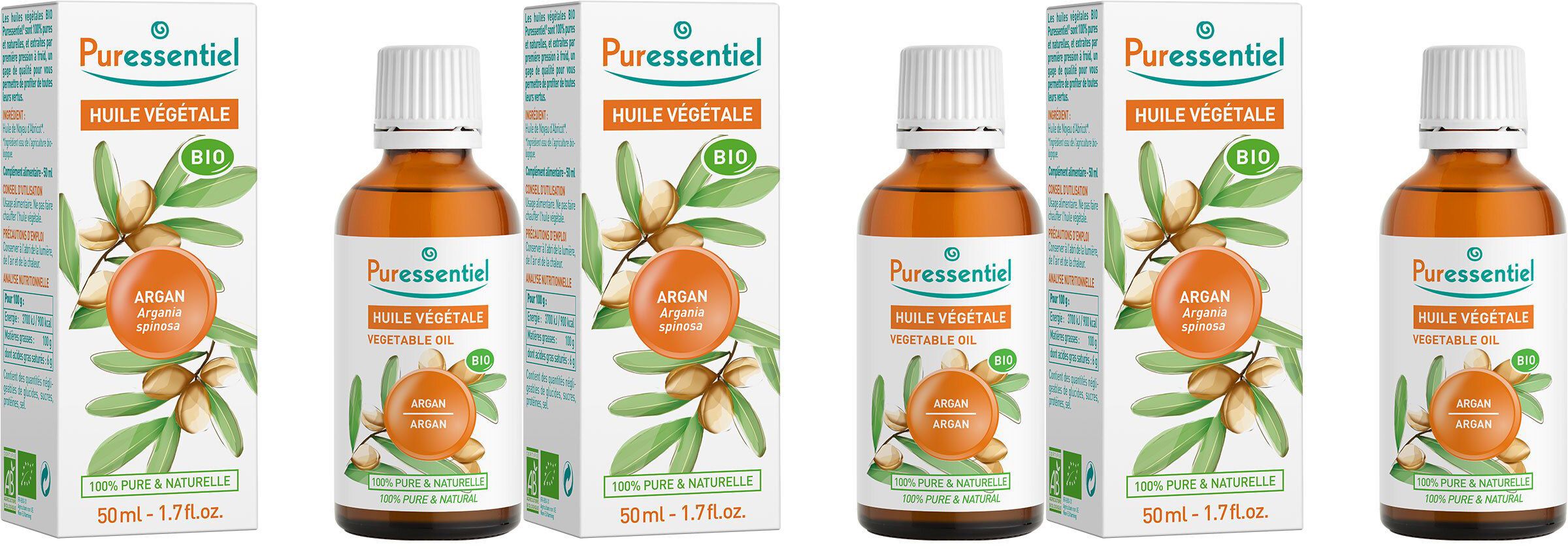 Puressentiel Huile Végétale BIO Argan