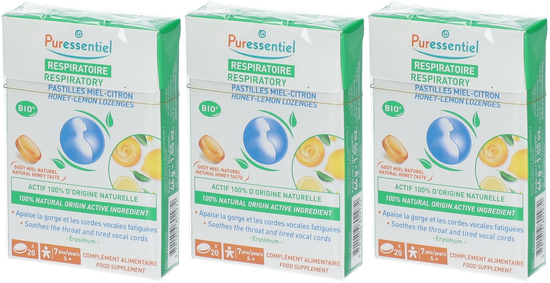 Puressentiel RESPIRATOIRE / RESP OK® Pastilles Respiratoire Miel-Citron