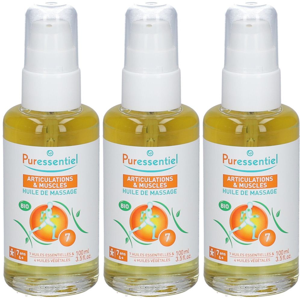 Puressentiel Huile de Massage BIO Effort Musculaire Arnica - Gaulthérie