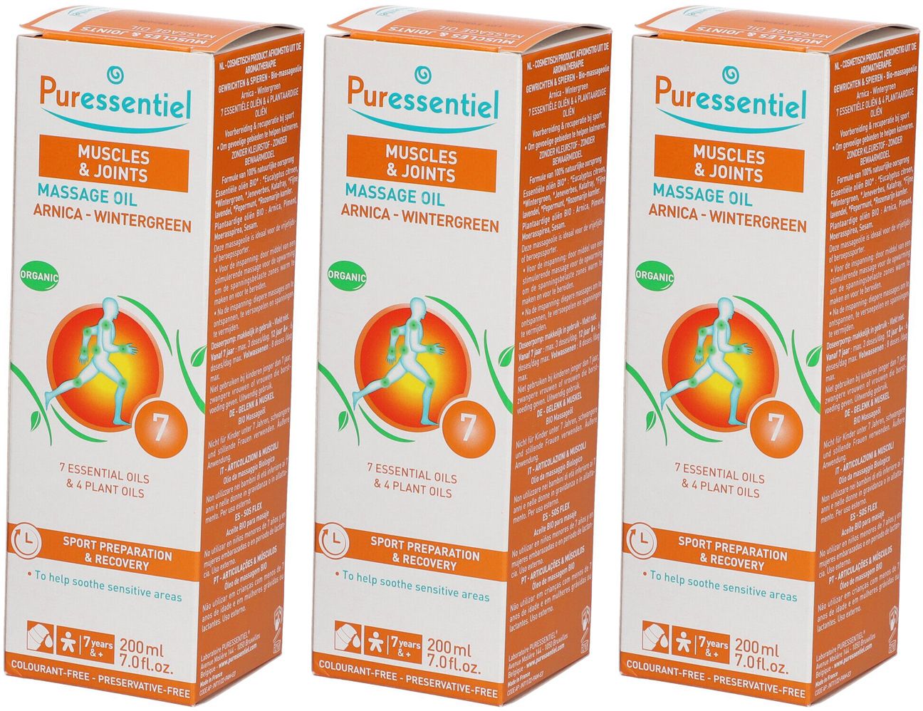 Puressentiel Huile de Massage BIO Effort Musculaire Arnica - Gaulthérie