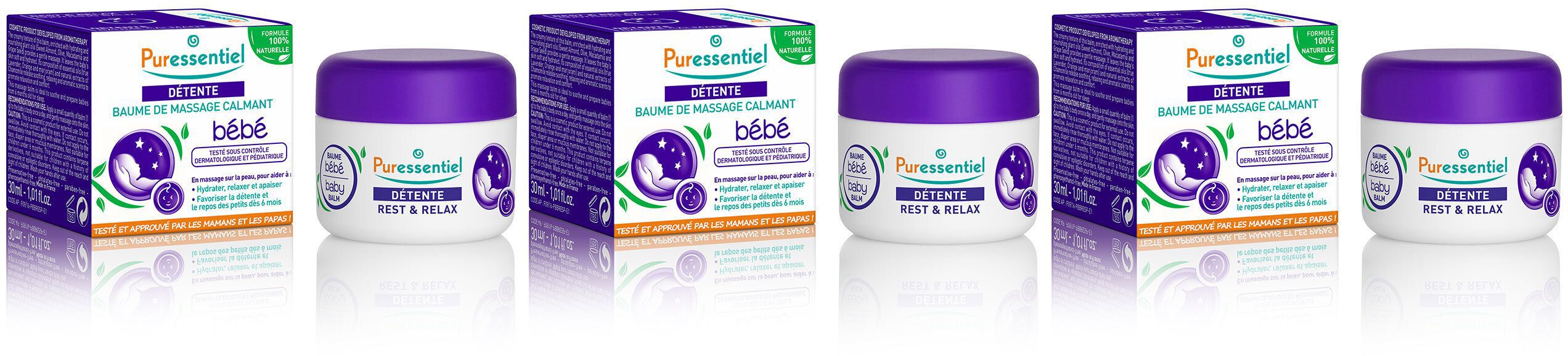 Puressentiel Sommeil - Détente Baume de massage calmant bébé