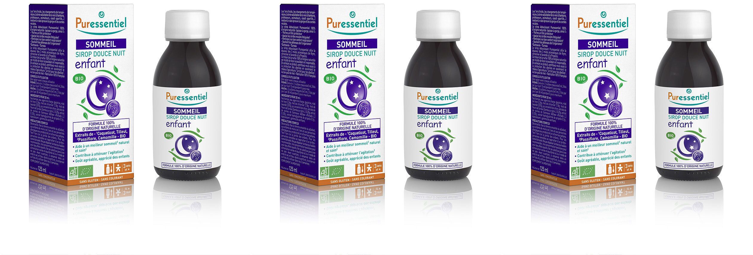 Puressentiel Sommeil Détente Sirop Enfant Douce Nuit Bio