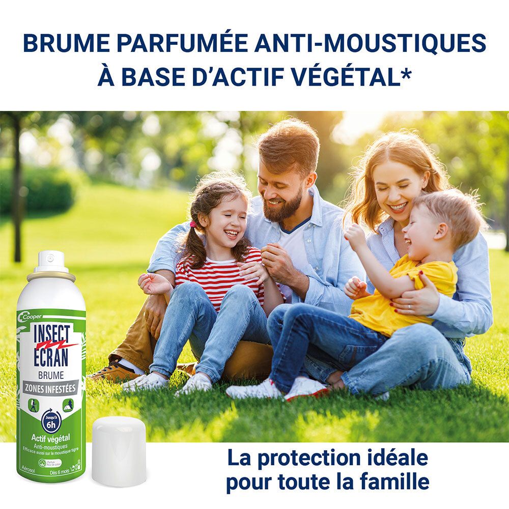 INSECT ECRAN Actif Végétal Brume Anti-Moustiques