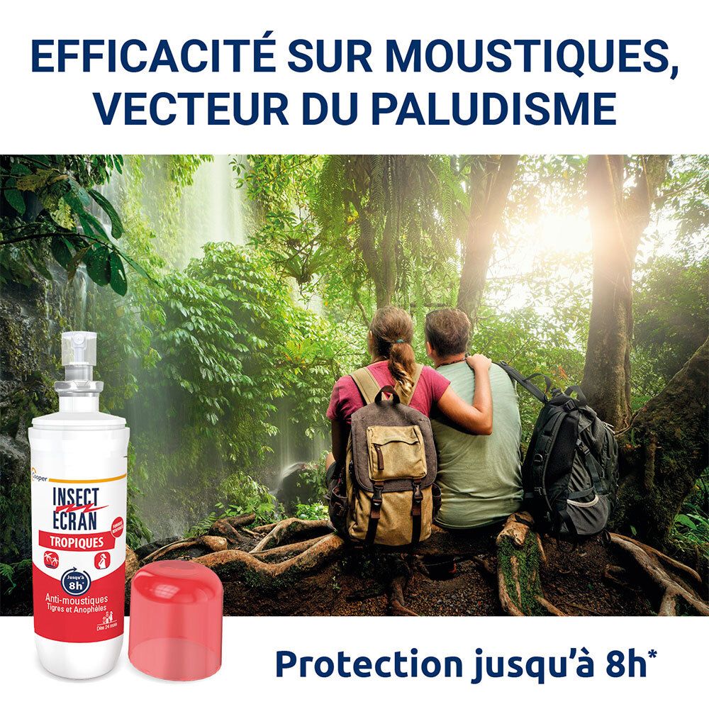INSECT ECRAN Tropiques Répulsif peau Spray