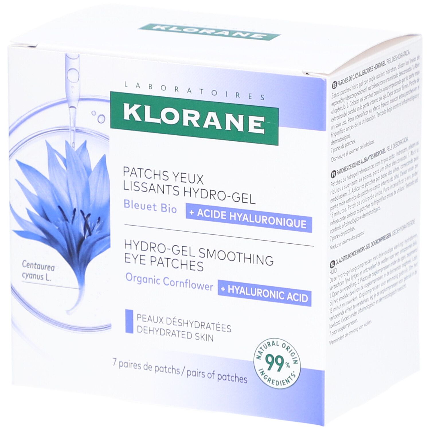 KLORANE Patchs Yeux Lissants Hydro-Gel