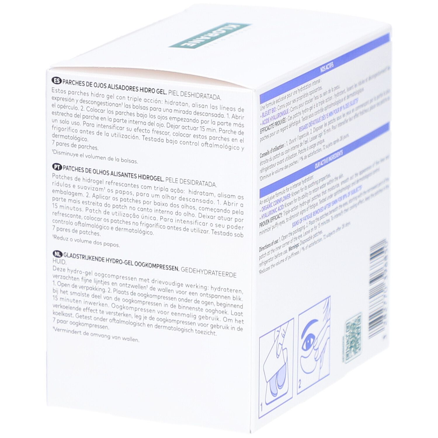 KLORANE Patchs Yeux Lissants Hydro-Gel