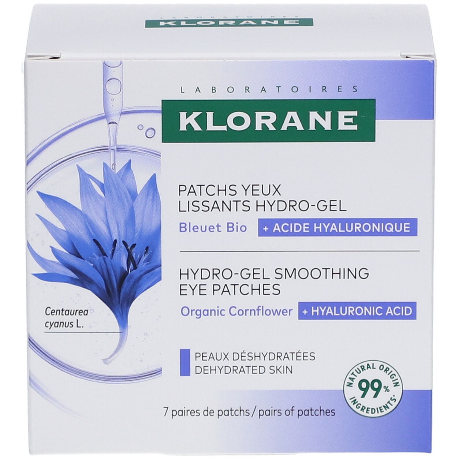 KLORANE Patchs Yeux Lissants Hydro-Gel