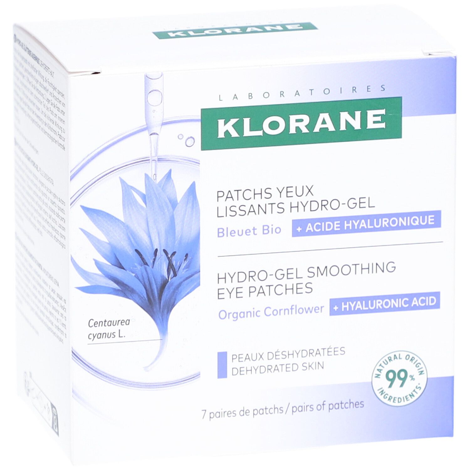 KLORANE Patchs Yeux Lissants Hydro-Gel