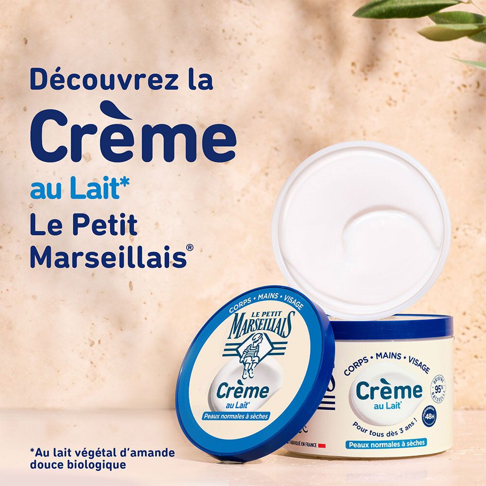 LE PETIT MARSEILLAIS Crème au Lait Peaux Normales à Sèches