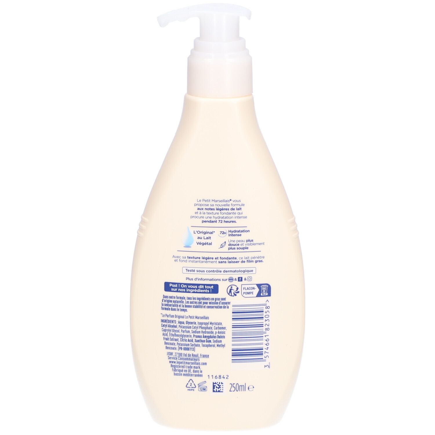 LE PETIT MARSEILLAIS Lait Corps l'Original