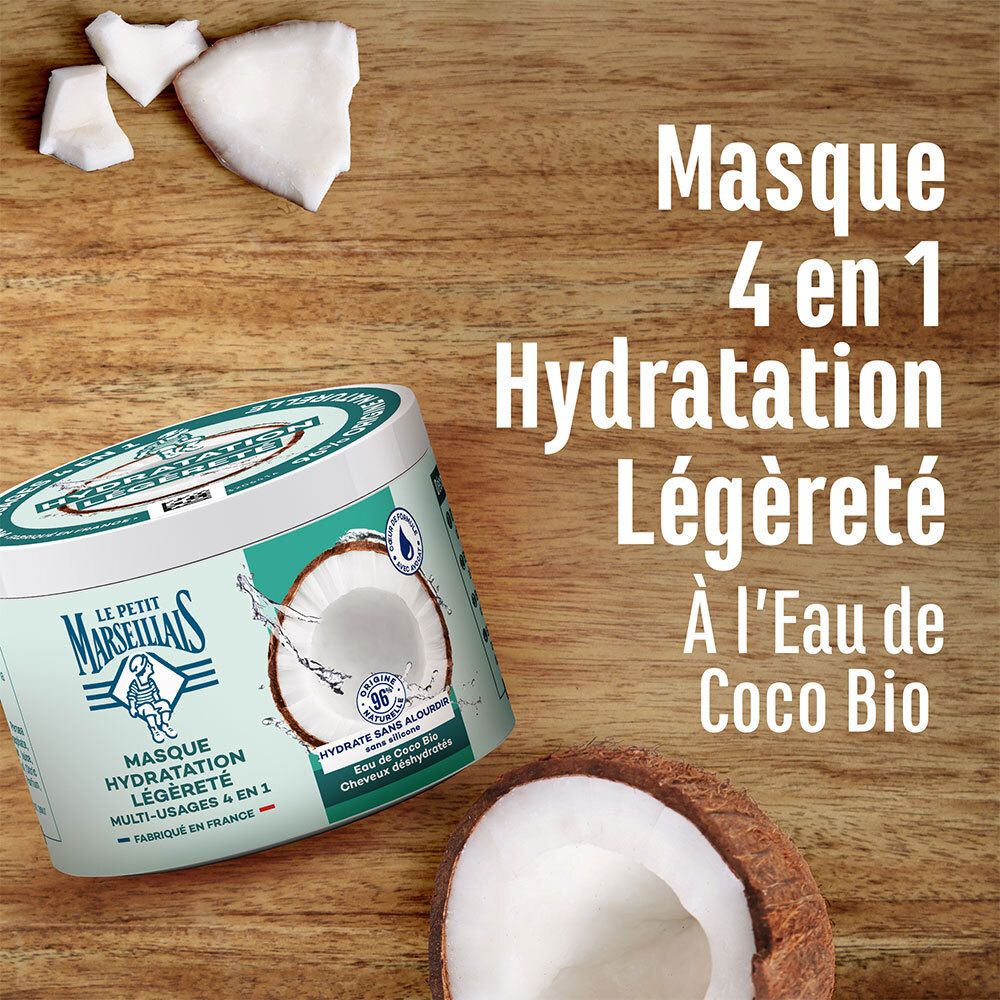 LE PETIT MARSEILLAIS Masque 4 en 1 Hydratation Légèreté