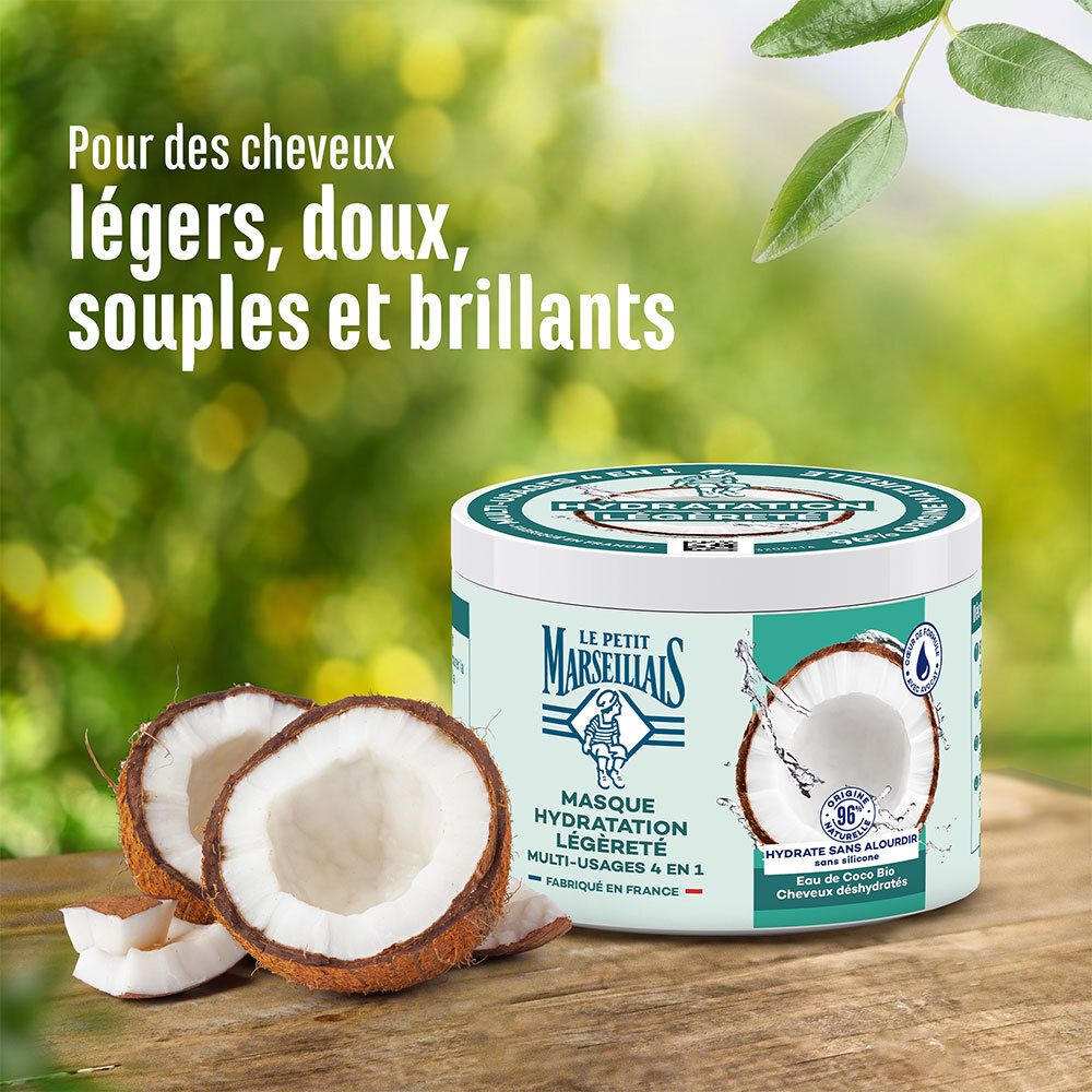 LE PETIT MARSEILLAIS Masque 4 en 1 Hydratation Légèreté