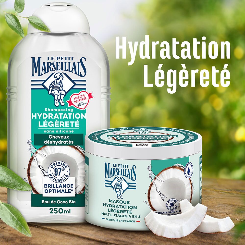 LE PETIT MARSEILLAIS Masque 4 en 1 Hydratation Légèreté
