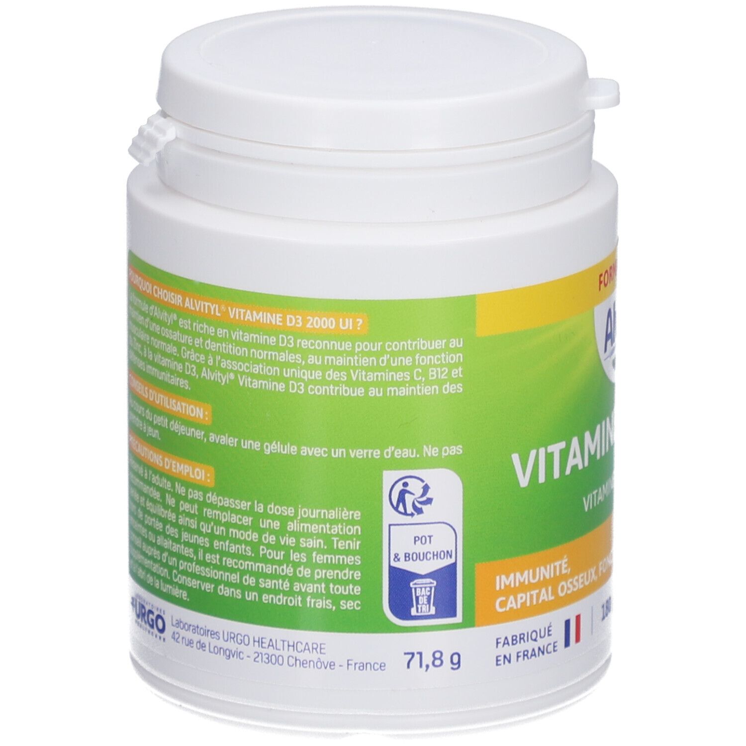 Alvityl Vitamine D3 2000 U.I