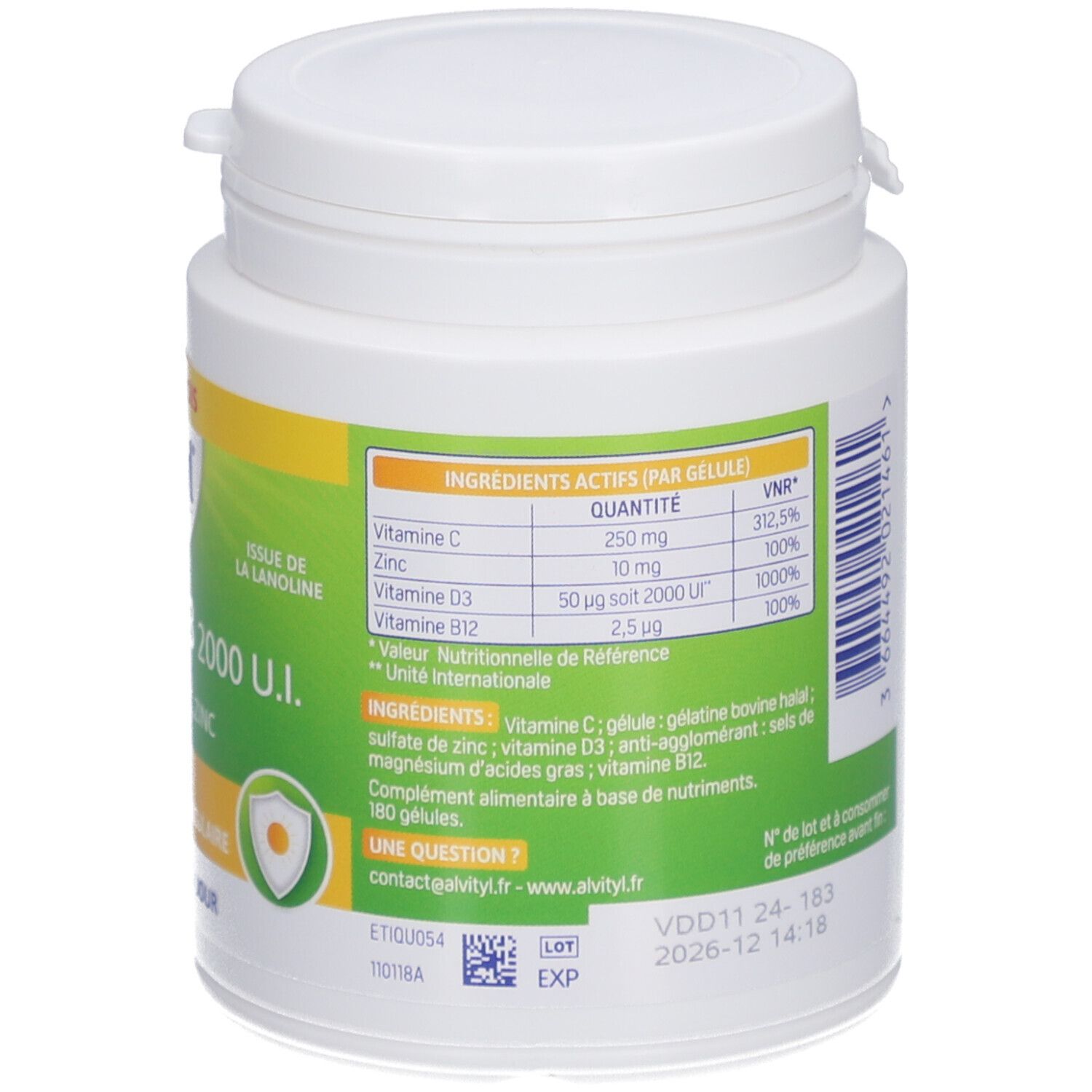Alvityl Vitamine D3 2000 U.I
