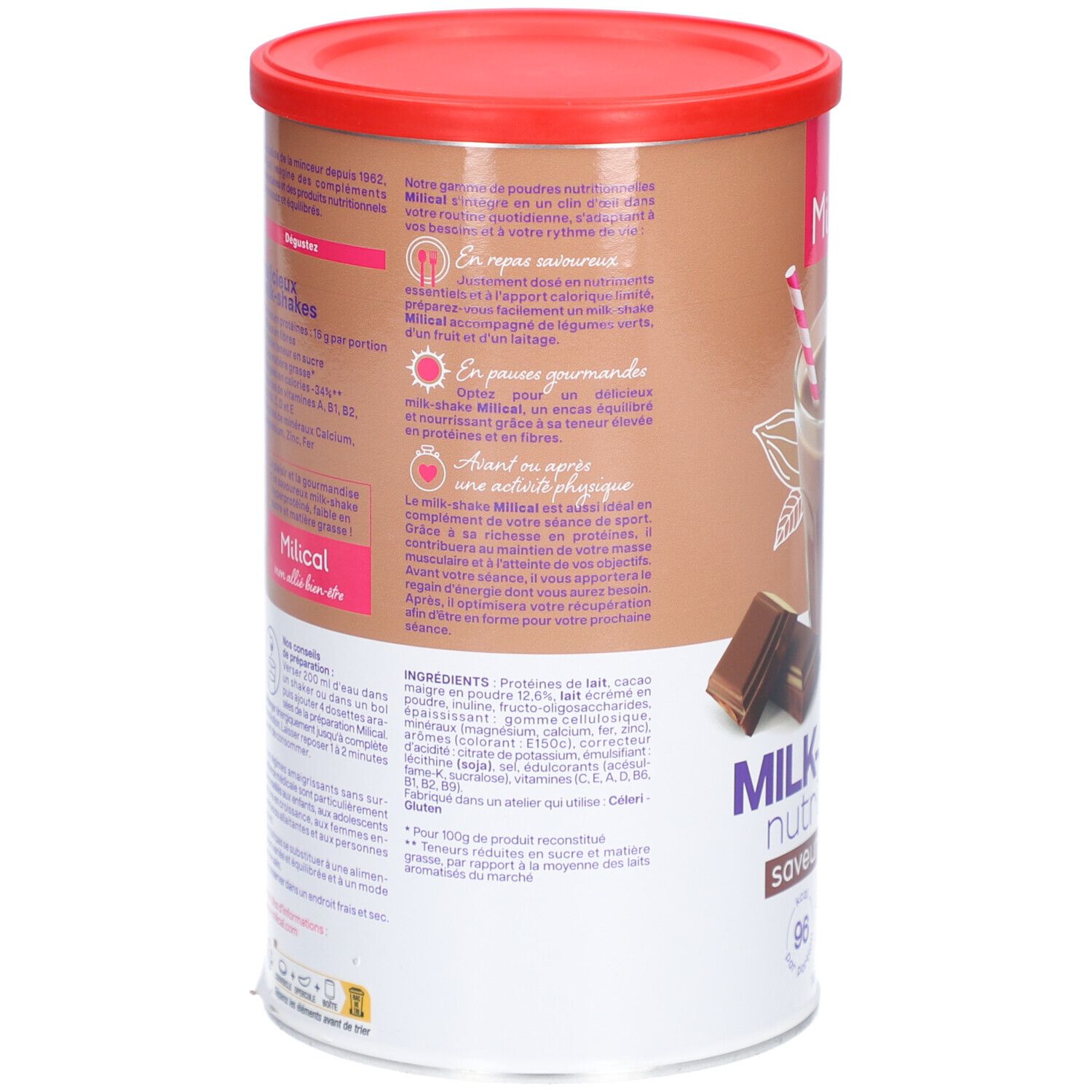 MILICAL Ma Boisson Nutritionnelle Saveur Chocolat