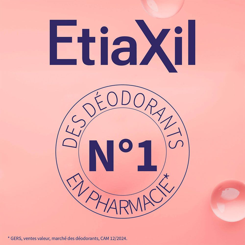 ETIAXIL - Déodorant Detranspirant - Transpiration Excessive - Aisselles Mains Pieds Torse - Extrême 5 jours - Peaux normales - Efficacité 5 jours - Spray - 30 ml