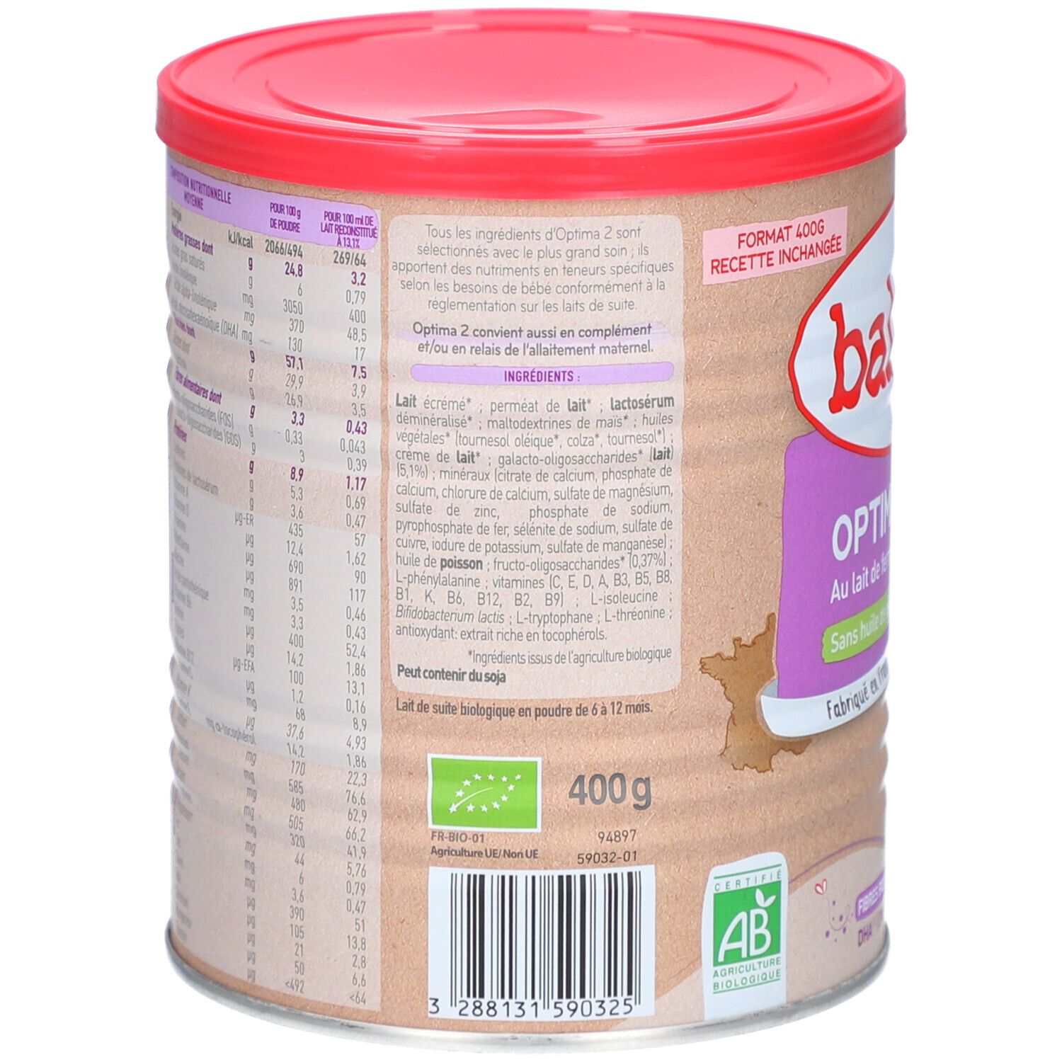 BABYBIO Optima 2eme Age