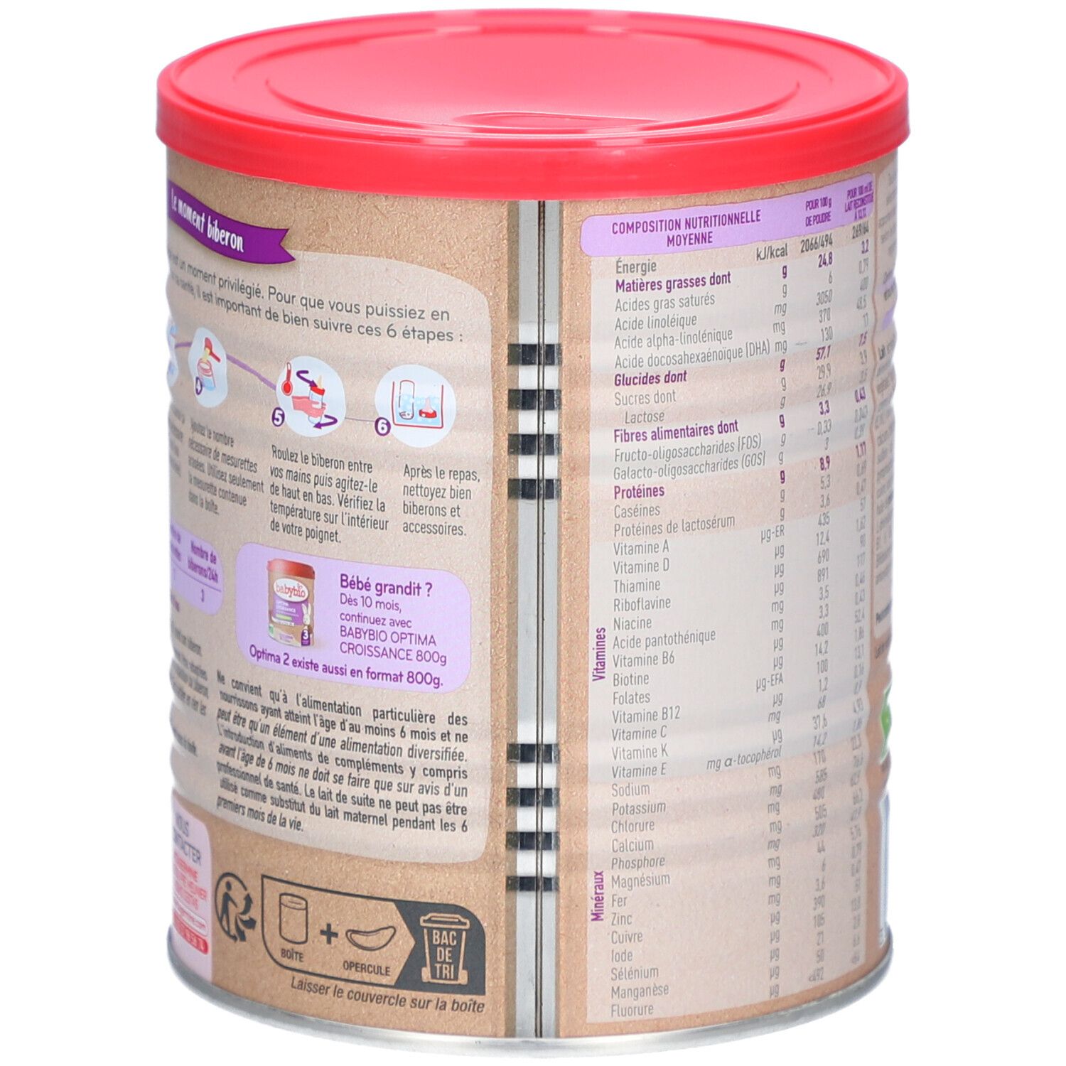 BABYBIO Optima 2eme Age