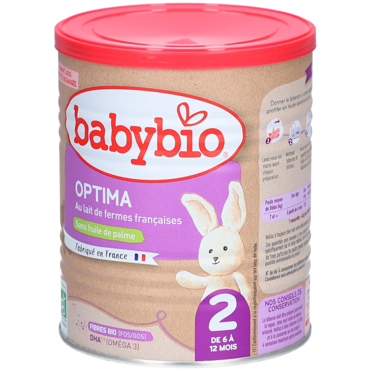 BABYBIO Optima 2eme Age