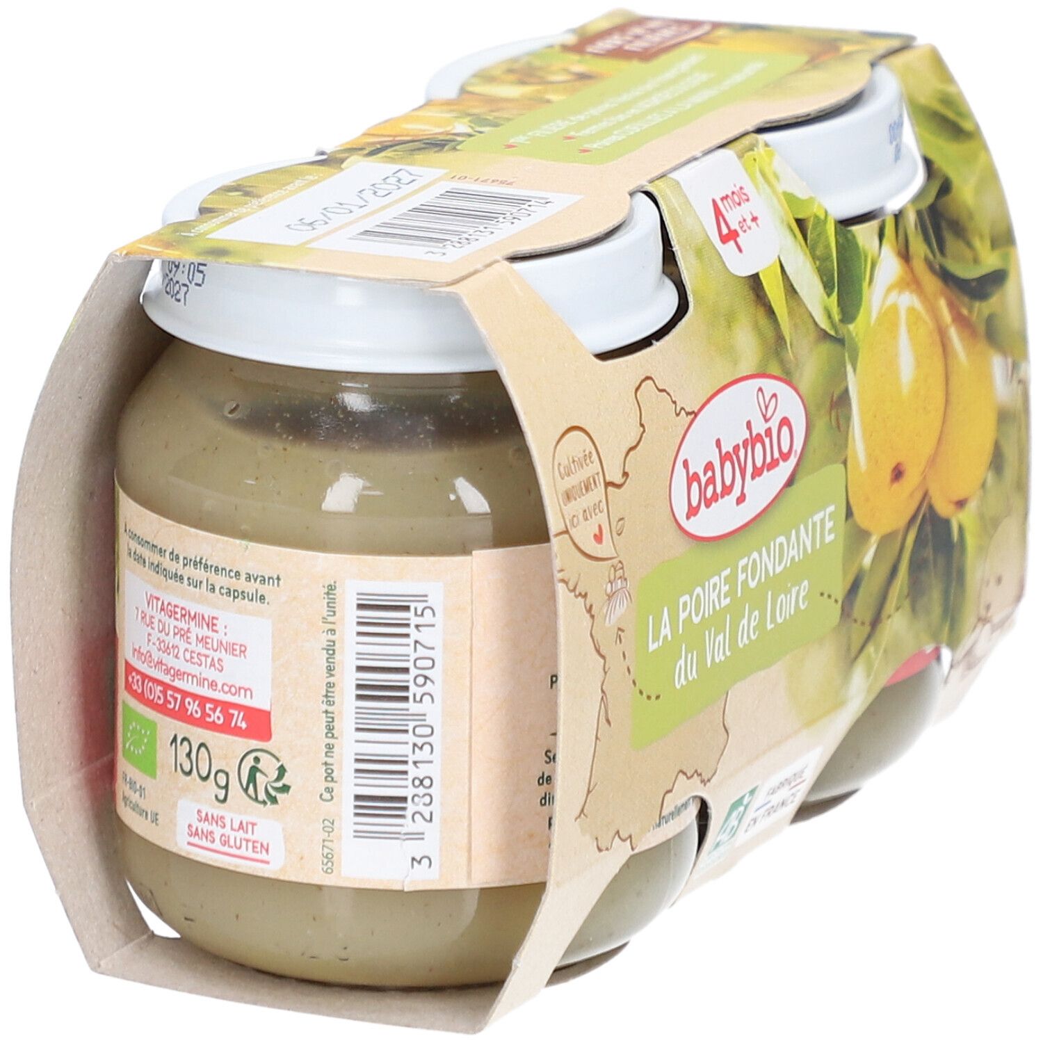 BABYBIO Poire Fondante