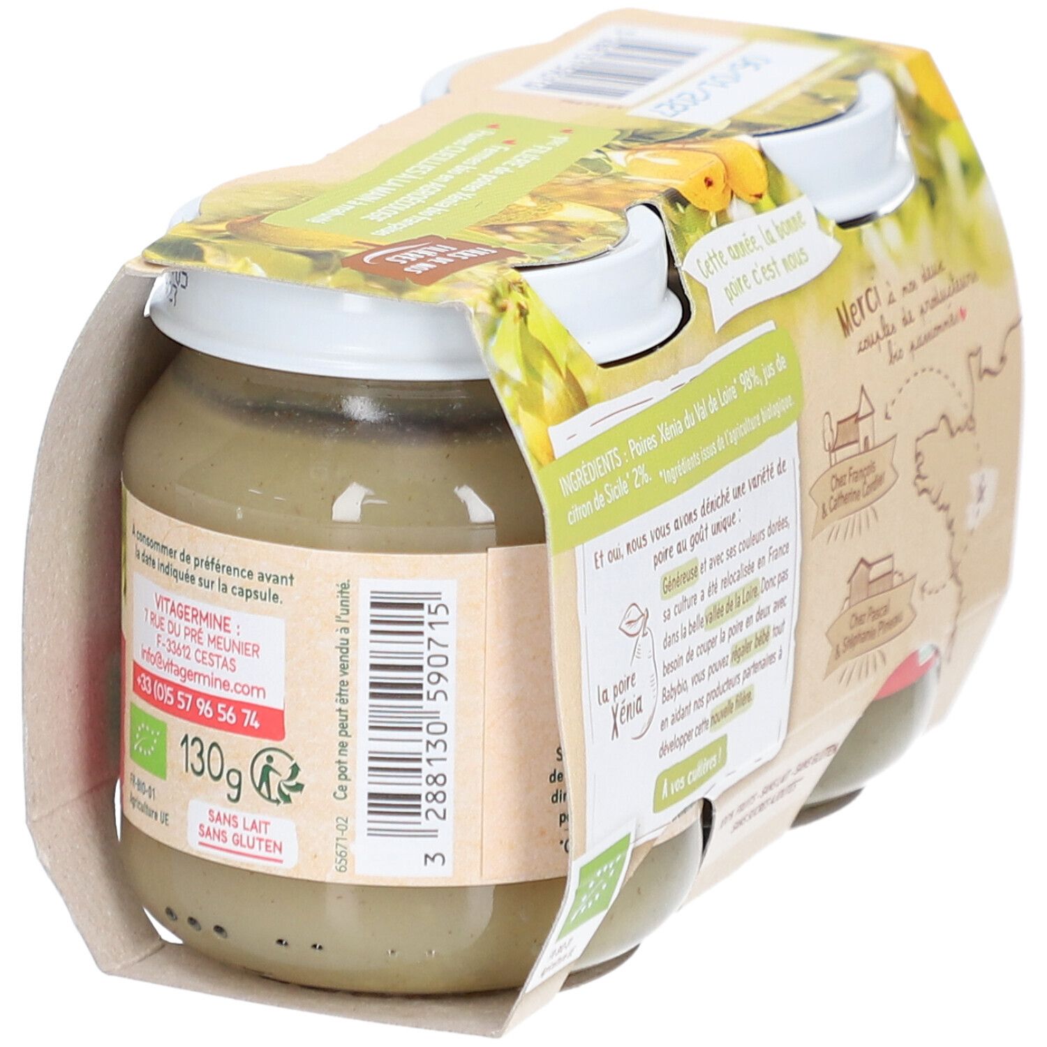 BABYBIO Poire Fondante