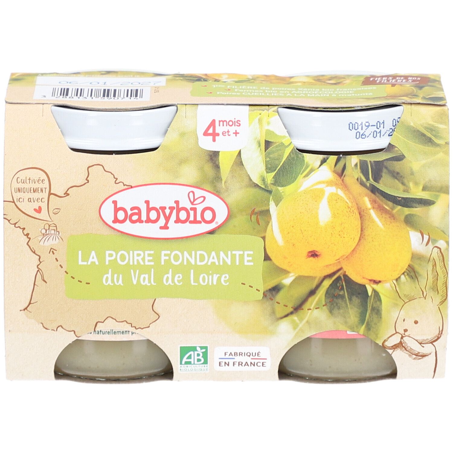 BABYBIO Poire Fondante