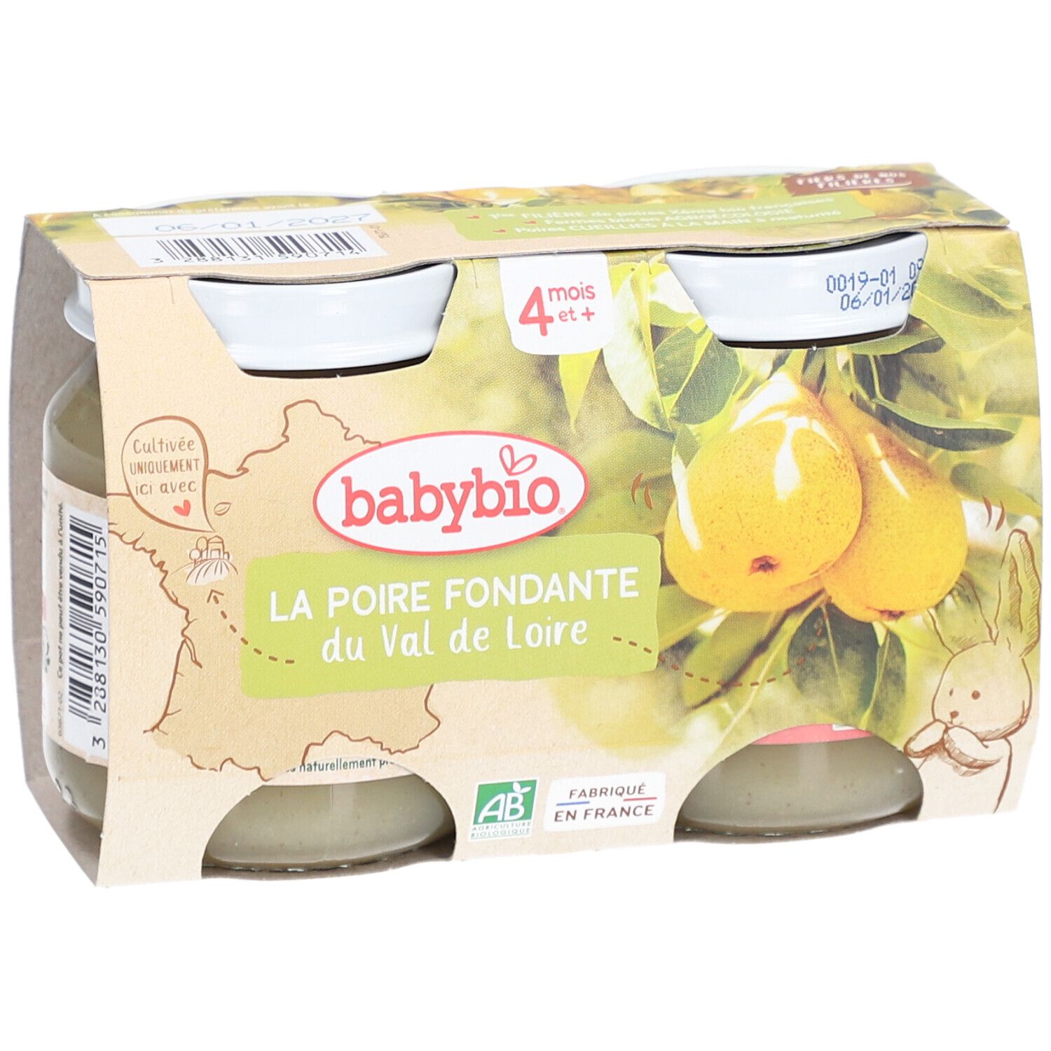 BABYBIO Poire Fondante