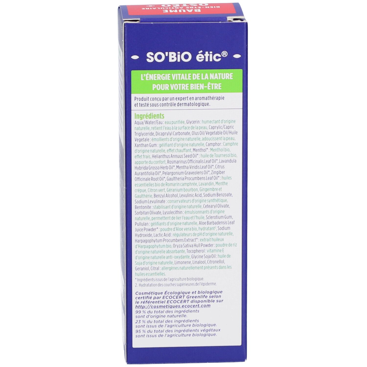 SO BIO ETIC Baume Ostéo+