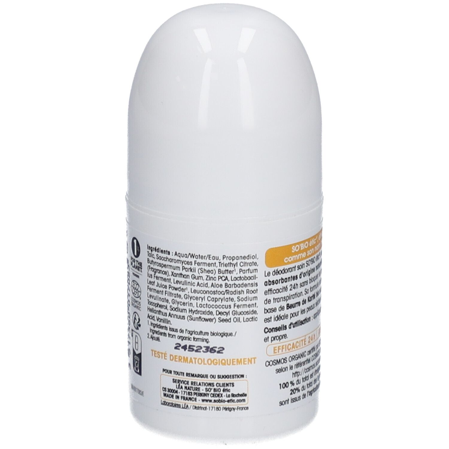 SO BIO ETIC Déo Soin 24h Nutrition + Beurre de Karité Bio