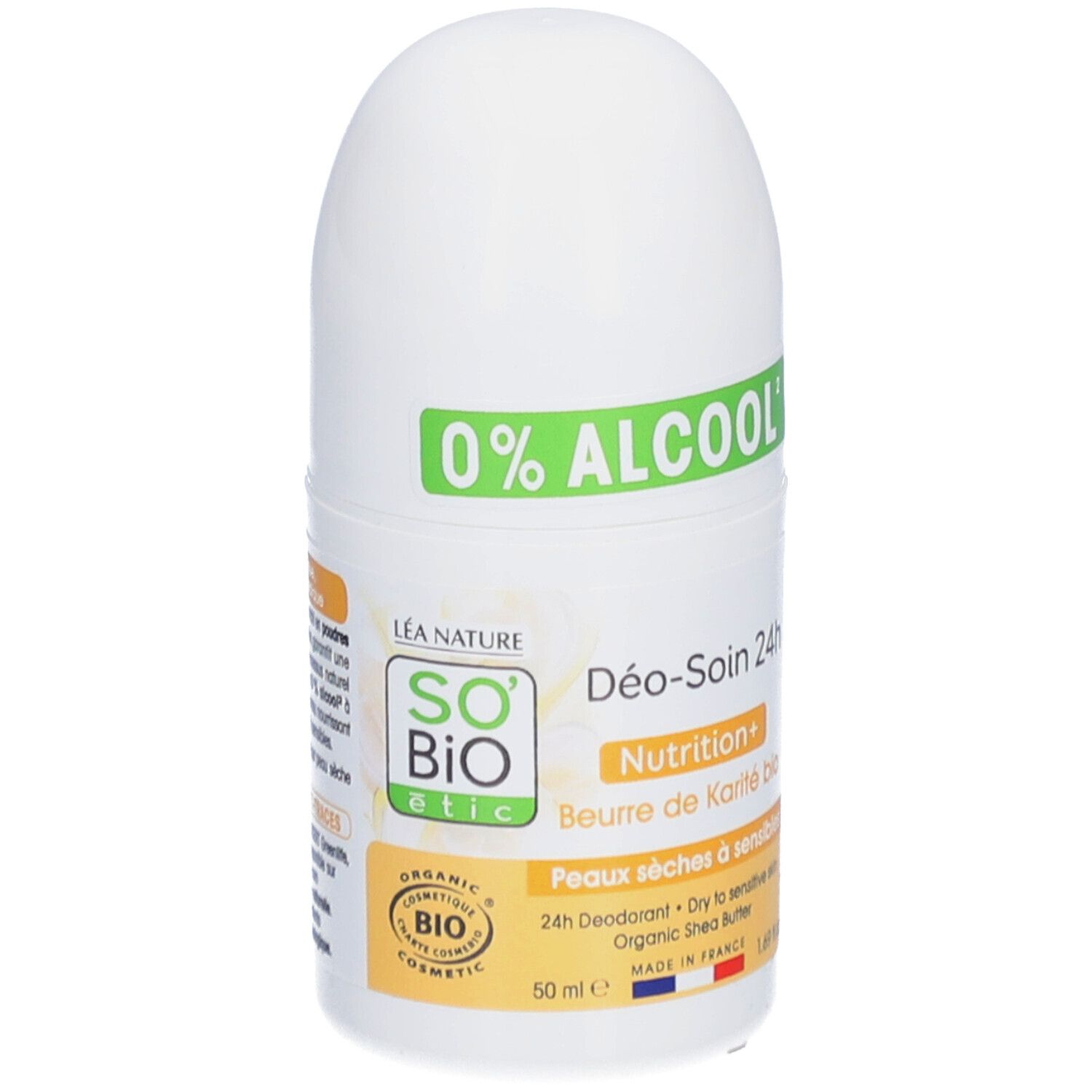 SO BIO ETIC Déo Soin 24h Nutrition + Beurre de Karité Bio