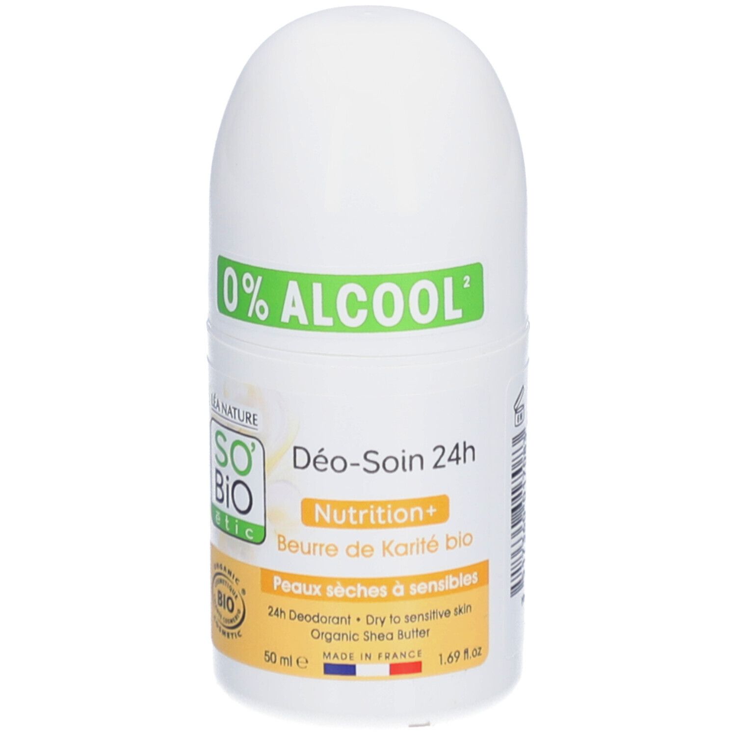 SO BIO ETIC Déo Soin 24h Nutrition + Beurre de Karité Bio