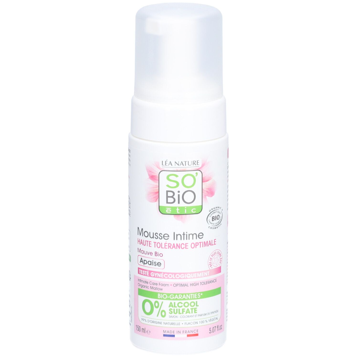 SO BIO ETIC Mousse Intime Mauve Bio