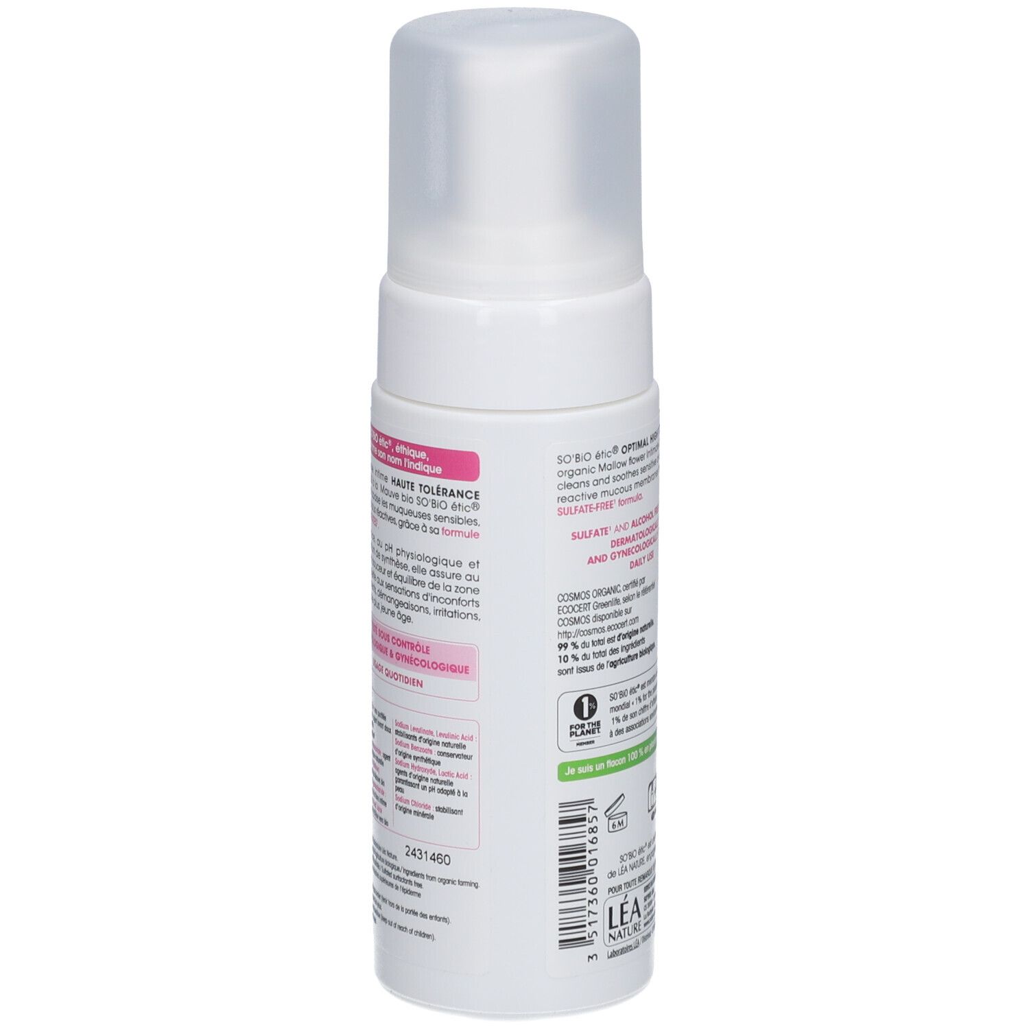 SO BIO ETIC Mousse Intime Mauve Bio