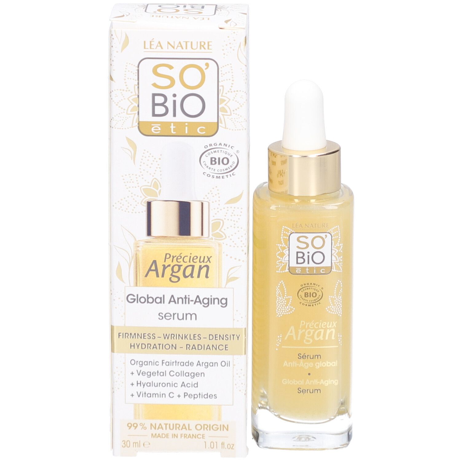 SO BIO ETIC Précieux Argan Sérum Anti-Âge Global