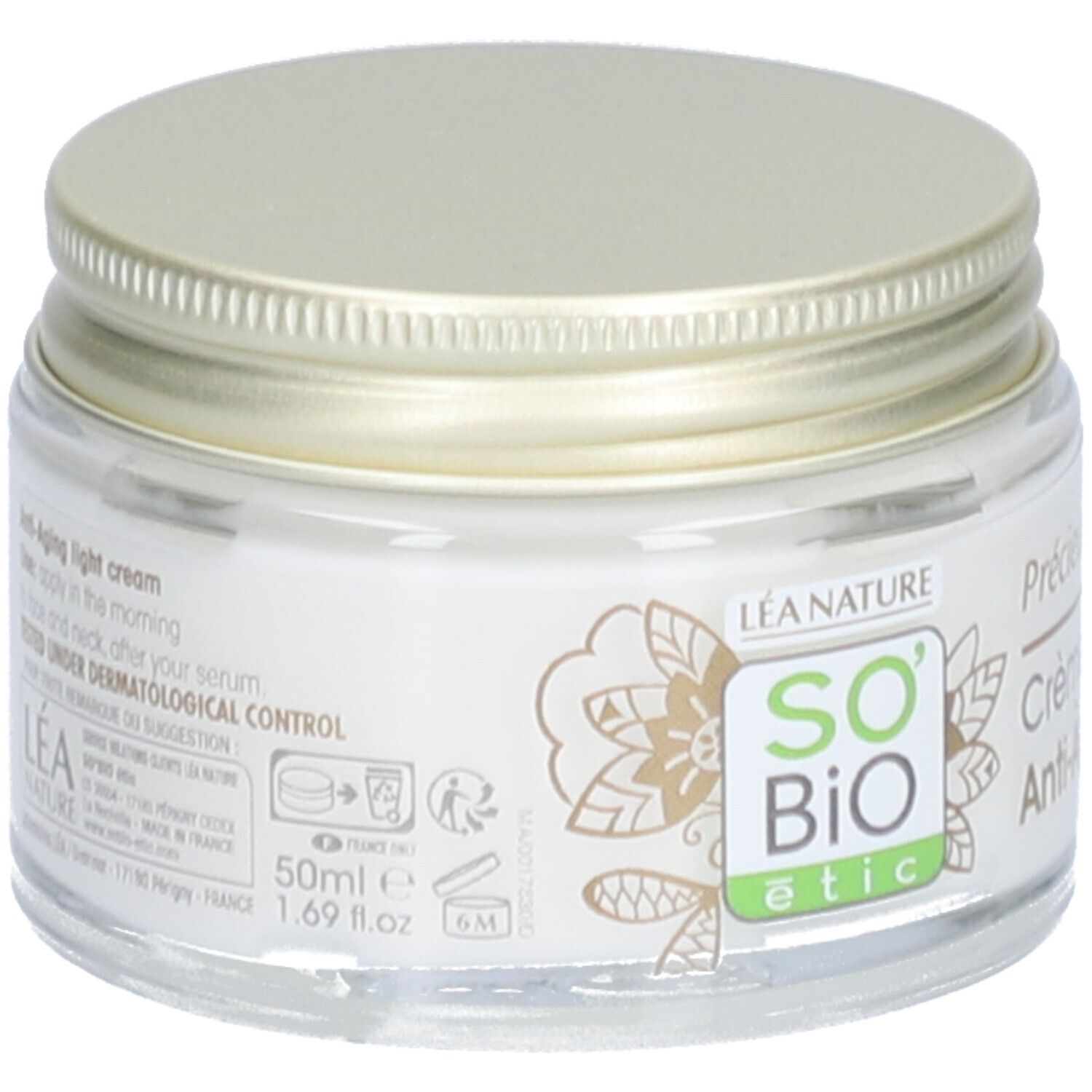 SO BIO ETIC Précieux Argan Crème Légère Anti-Âge