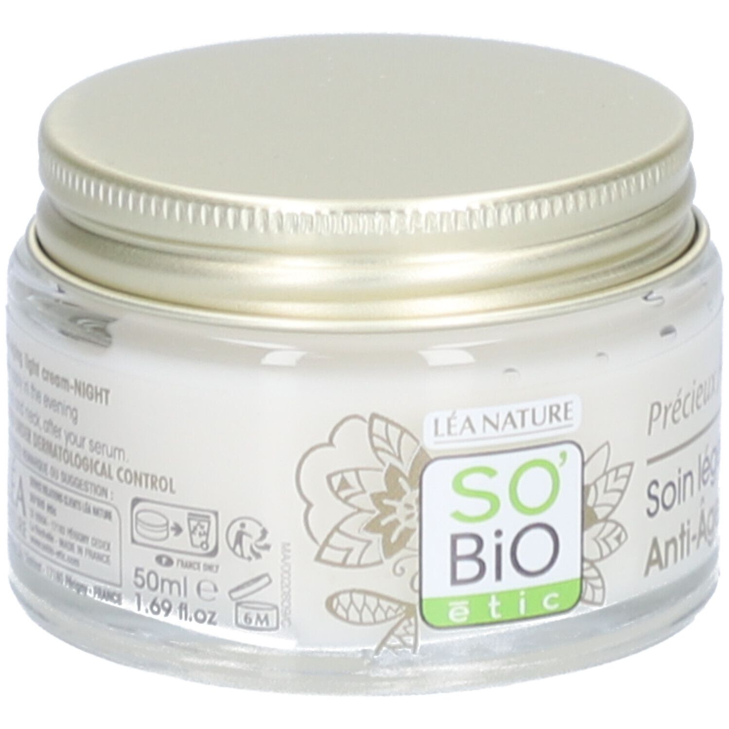 SO BIO ETIC Précieux Argan Soin Léger Nuit Anti-Âge