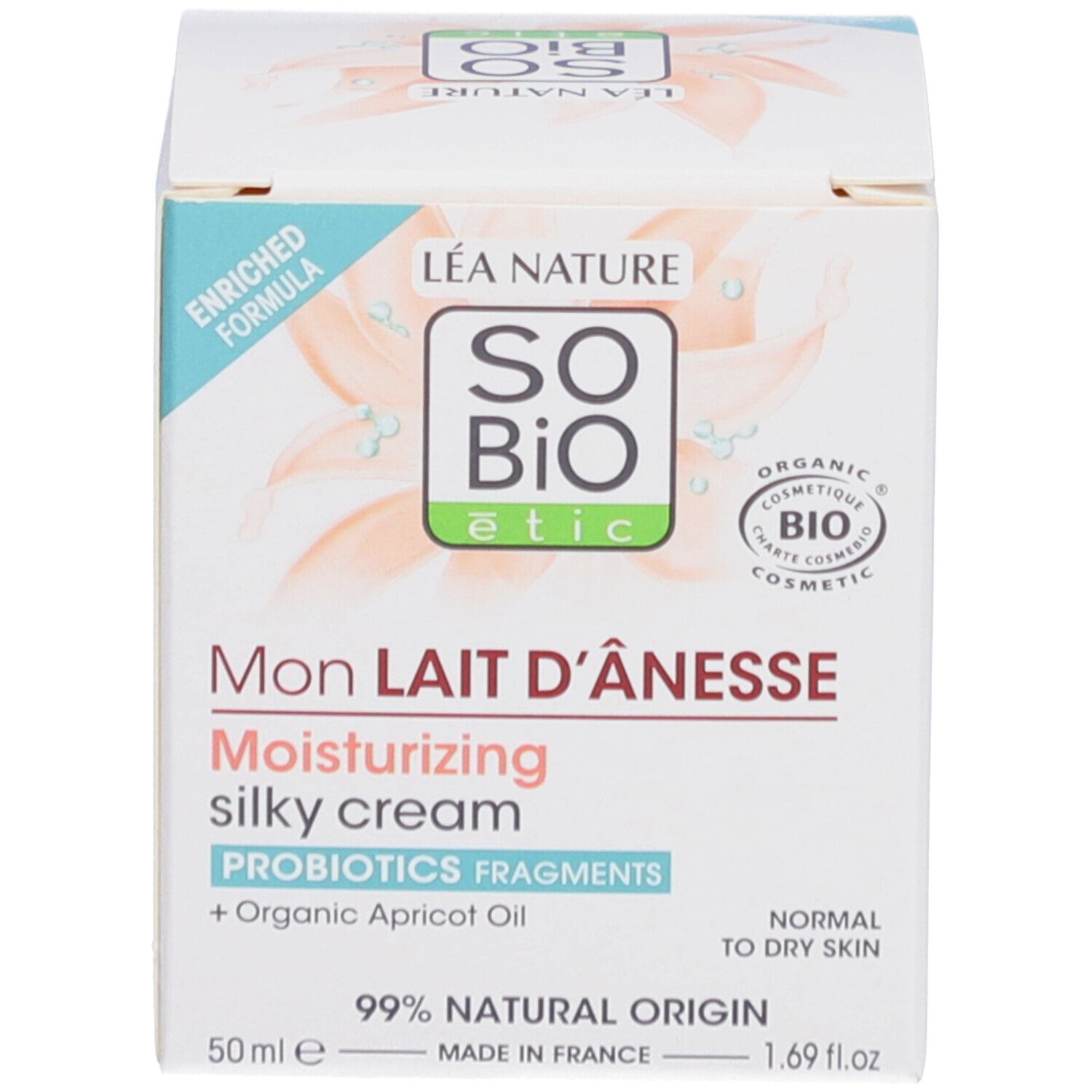 SO BIO ETIC Mon Lait d'Ânesse Crème Soyeuse Hydratante
