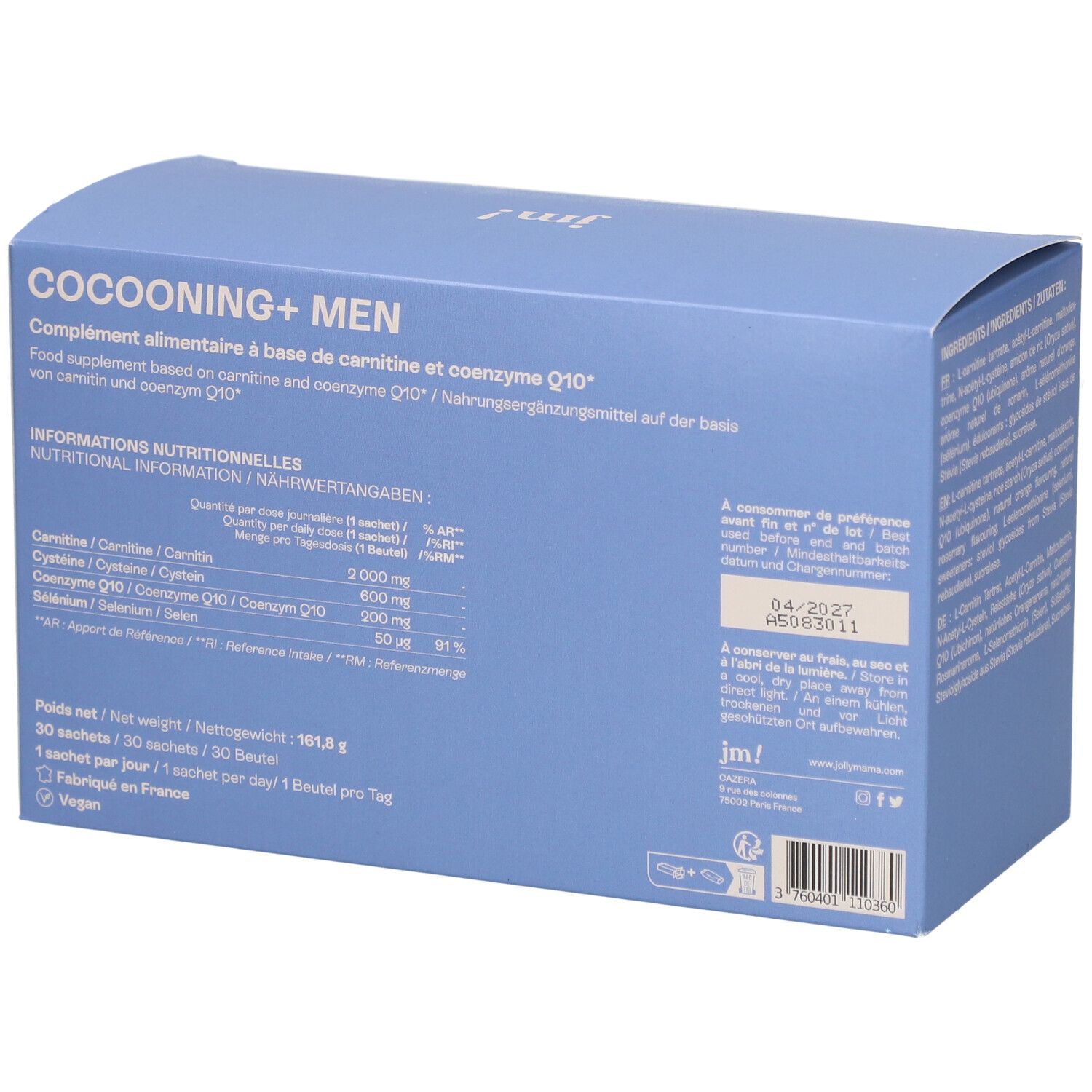 JOLLY MAMA Cocooning + Men