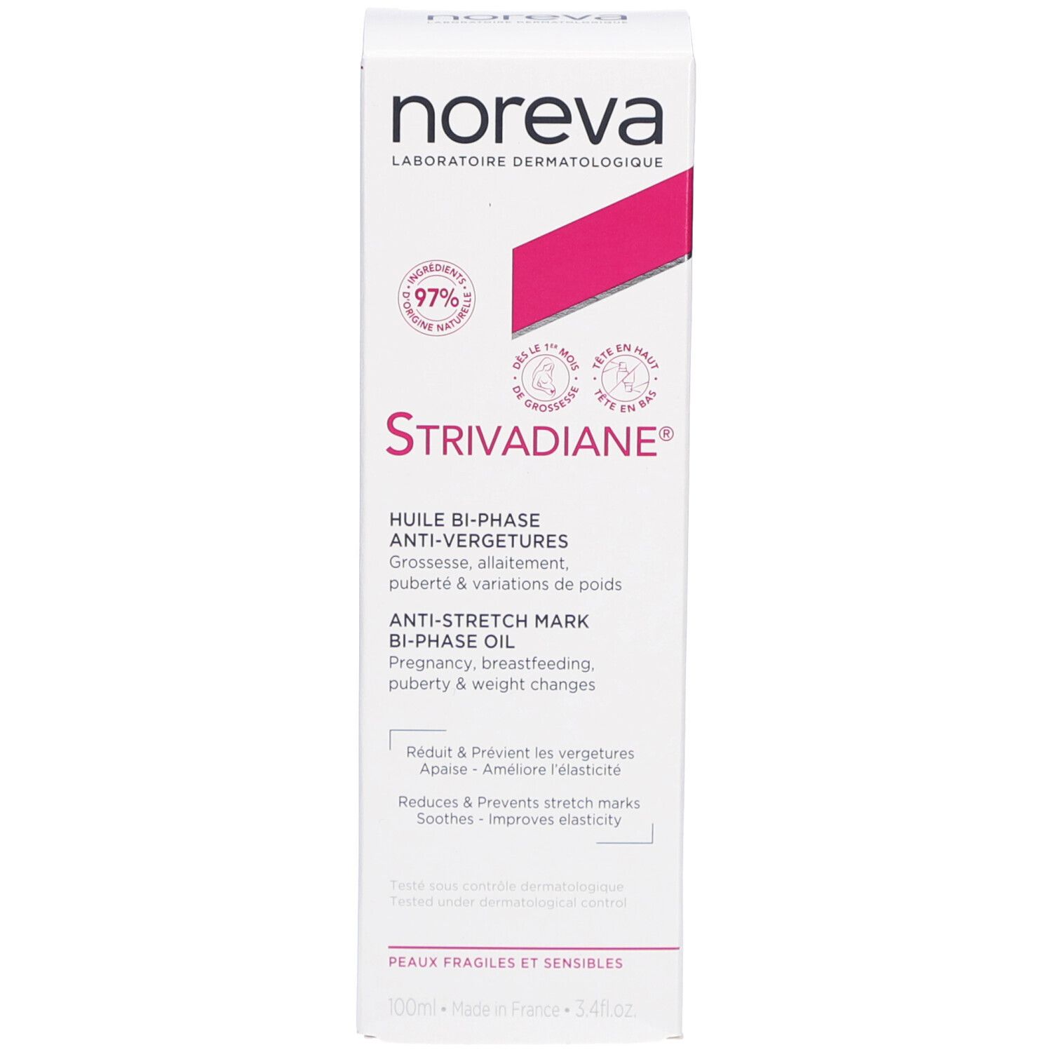 NOREVA Strivadiane Huile Bi-Phase Anti-Vergetures